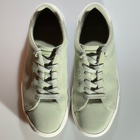 GREATS Brooklyn Sage Green Knit Women's Sneakers Size 7 US - Picture 3 of 11